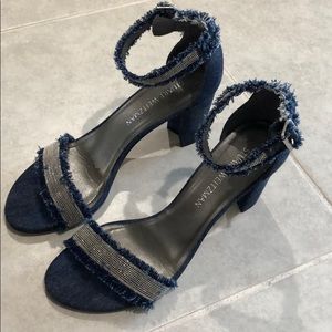 Stuart Weitzman denim sandal